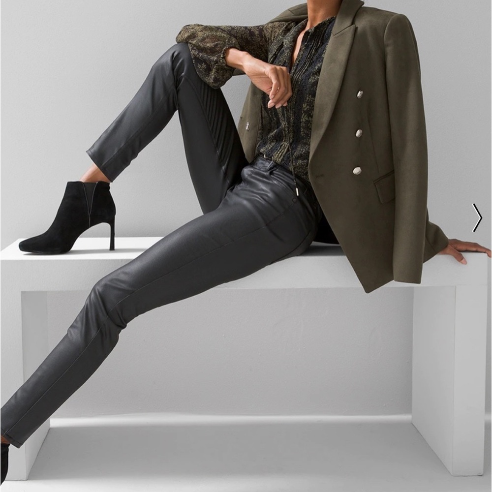 Ralph Lauren black coated jeans